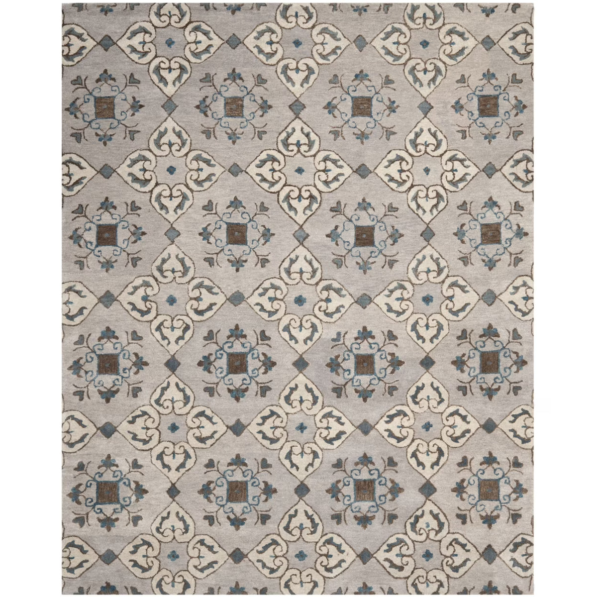 Beige Floral Area Rug, 2' x 3' V80990