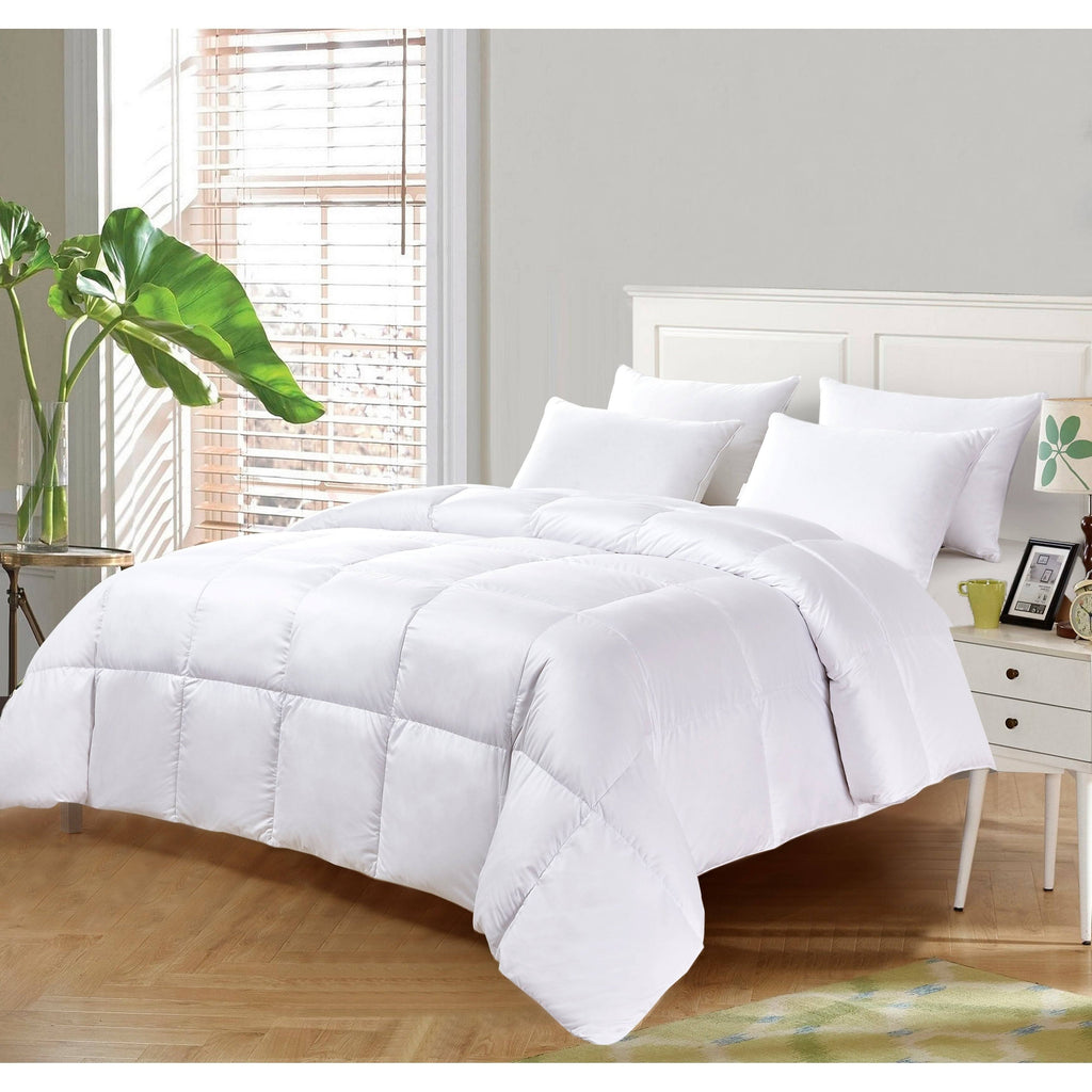 White Down Fiber Comforter - King L4673