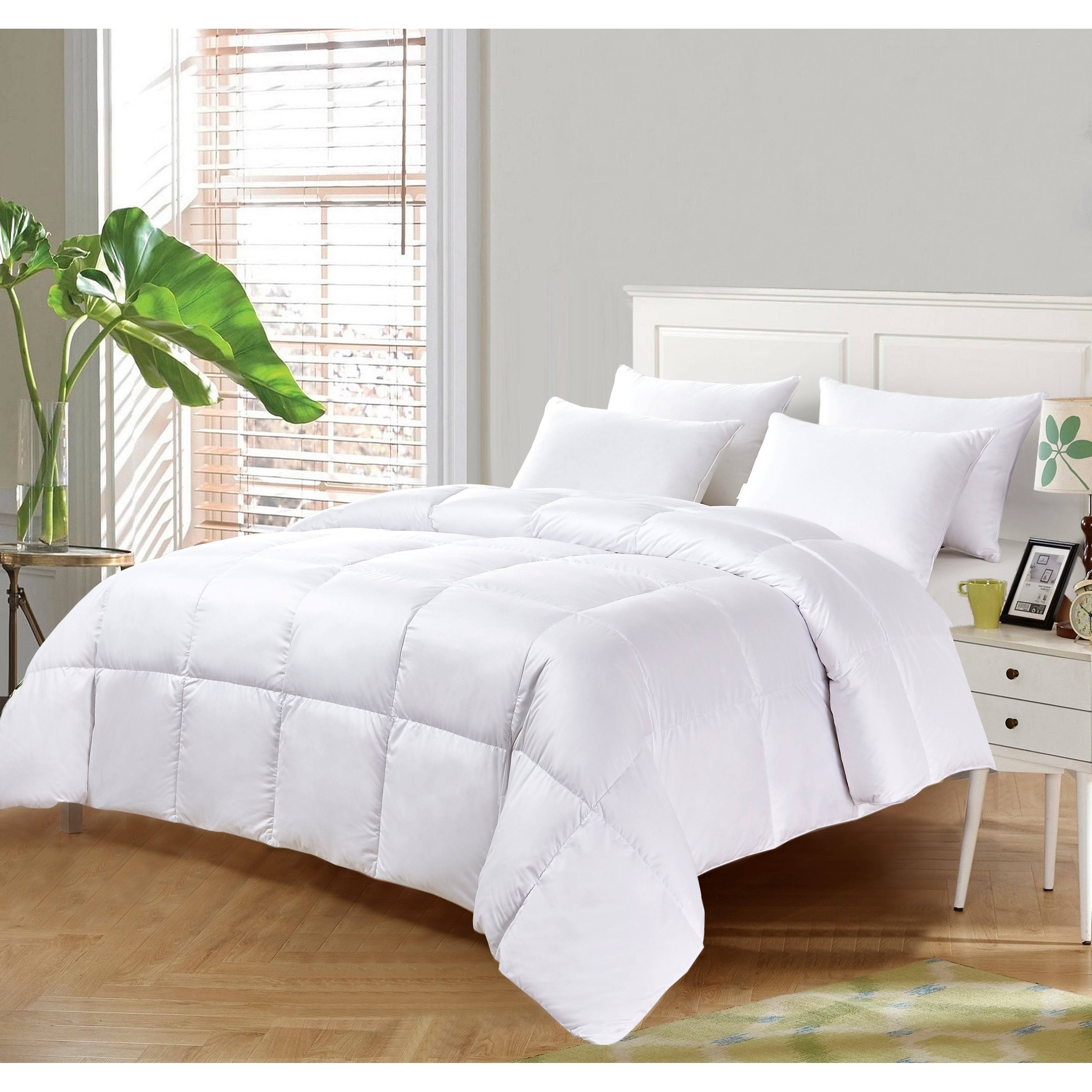 White Down Fiber Comforter - King L4673