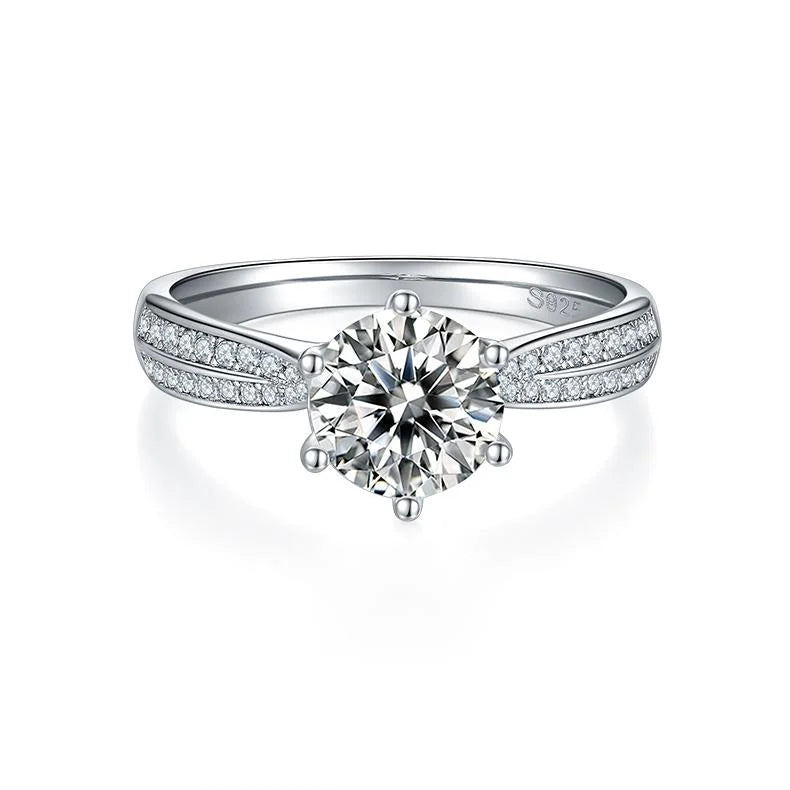 1.5 Carat Moissanite Double Halo Engagement Ring X95810
