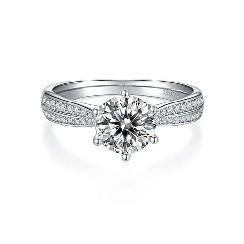 1.5 Carat Moissanite Double Halo Engagement Ring X95810