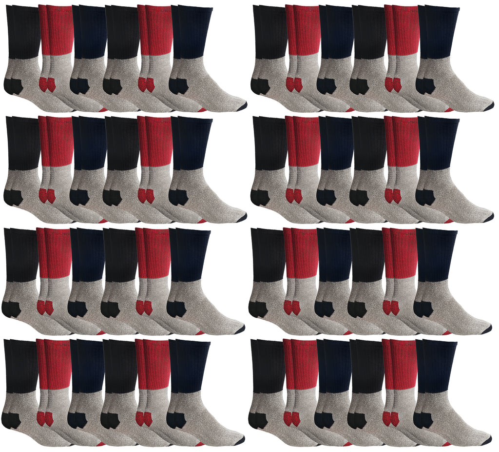 180 Pairs Thick Warm Winter Boot Socks, Size 10-13 M5543