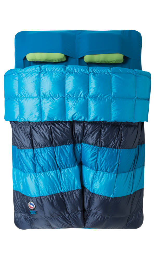 Long Wide Blue Stripe Bedroll Q21237