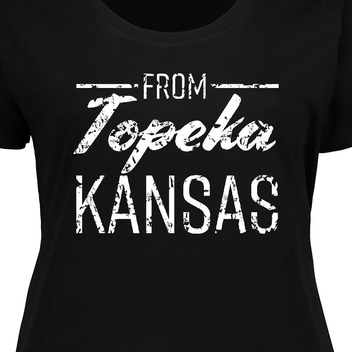 White Distressed Text Women's Plus Size T-Shirt D3408