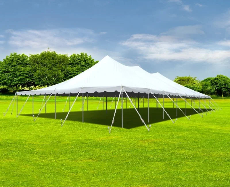 White Waterproof 40 ft x 80 ft Canopy Tent G78365