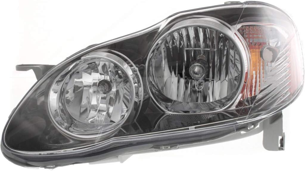 Driver Side Halogen Headlight Assembly for Toyota Corolla 2005-2008 A5760