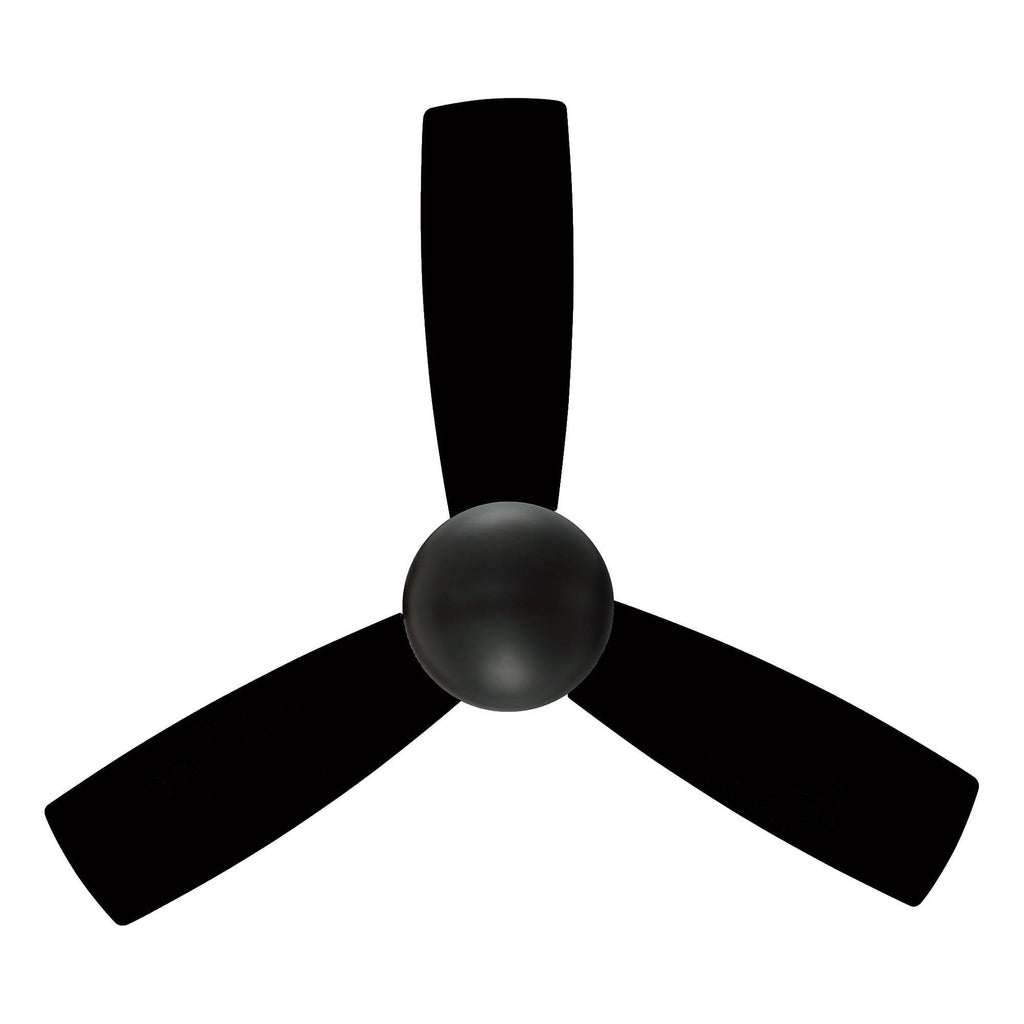 Matte Black Orb Ceiling Fan M6883