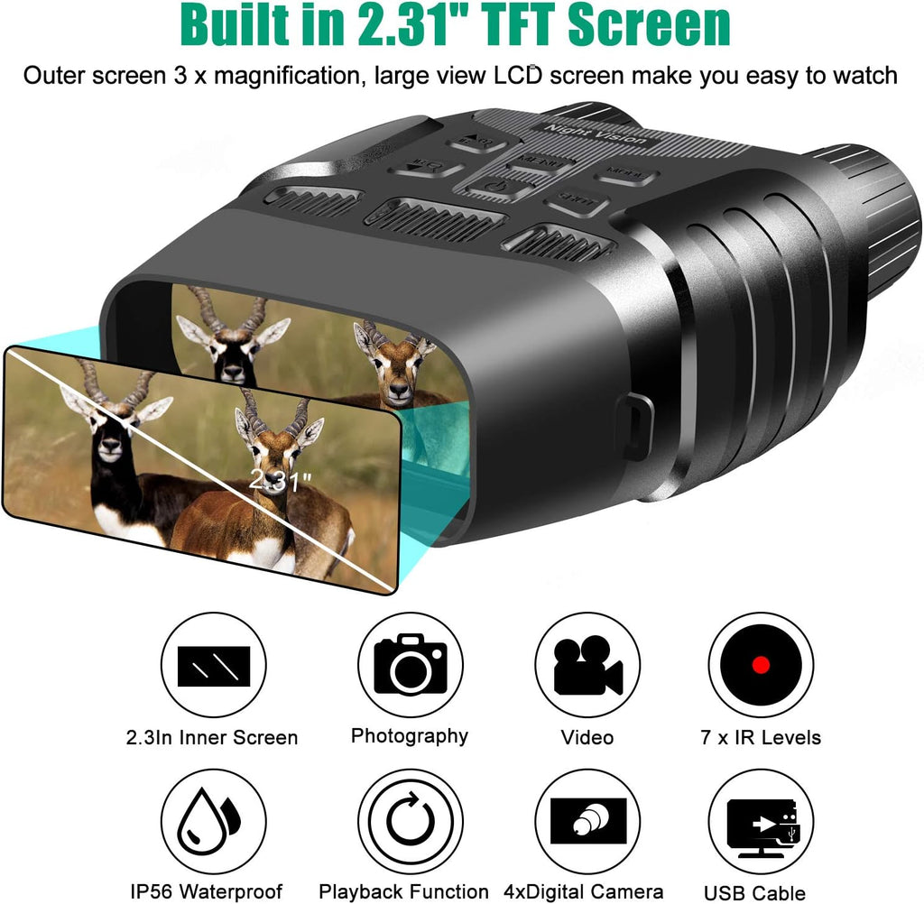 Digital Infrared Night Vision Binoculars with 32G Memory Card L896