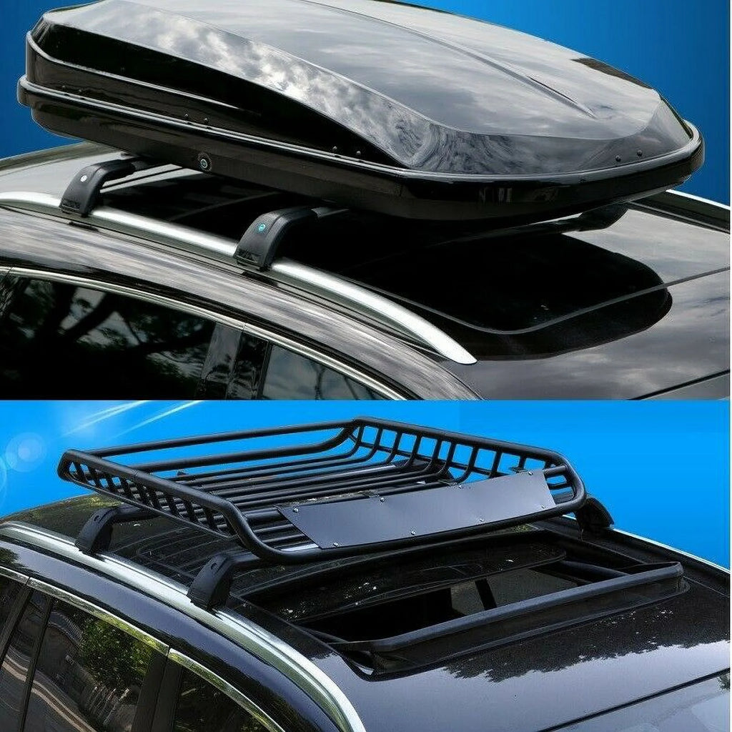 Cross Bar Roof Rack Rail Luggage Carrier O4786