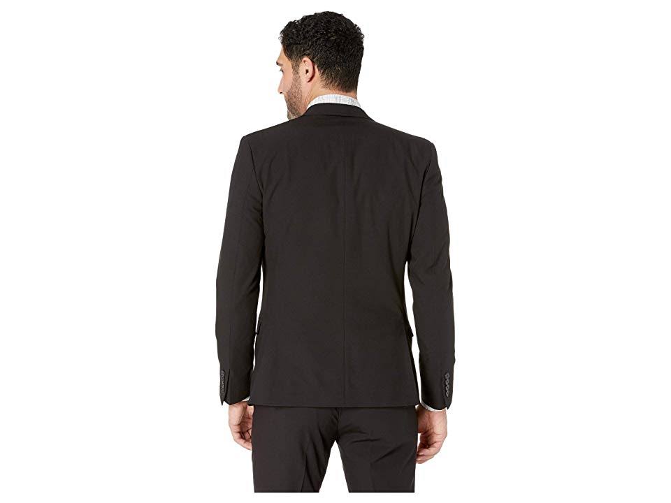Black Modern Fit Two-Button Suit S275