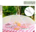 Food Cover Food Tent, 1 Extra Large (40"X24") & 4 Standard (17"X17") Mesh Food Covers R64861