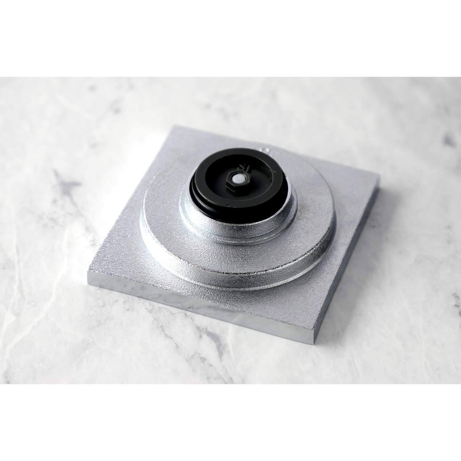 Brushed Nickel Square Grid Shower Drain C677