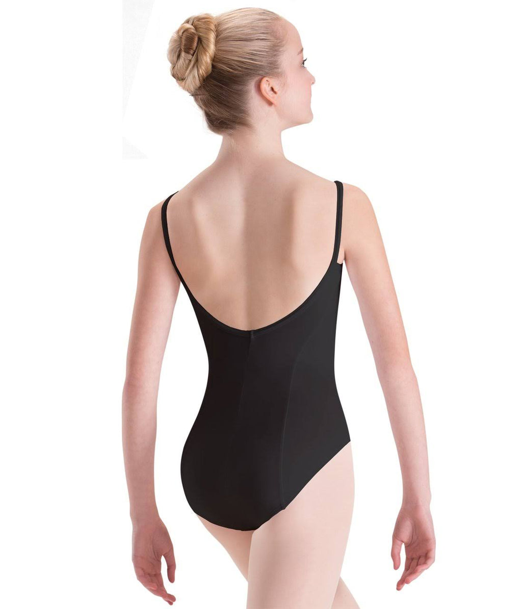 Shadow Gray Princess Seams Camisole Leotard I536081