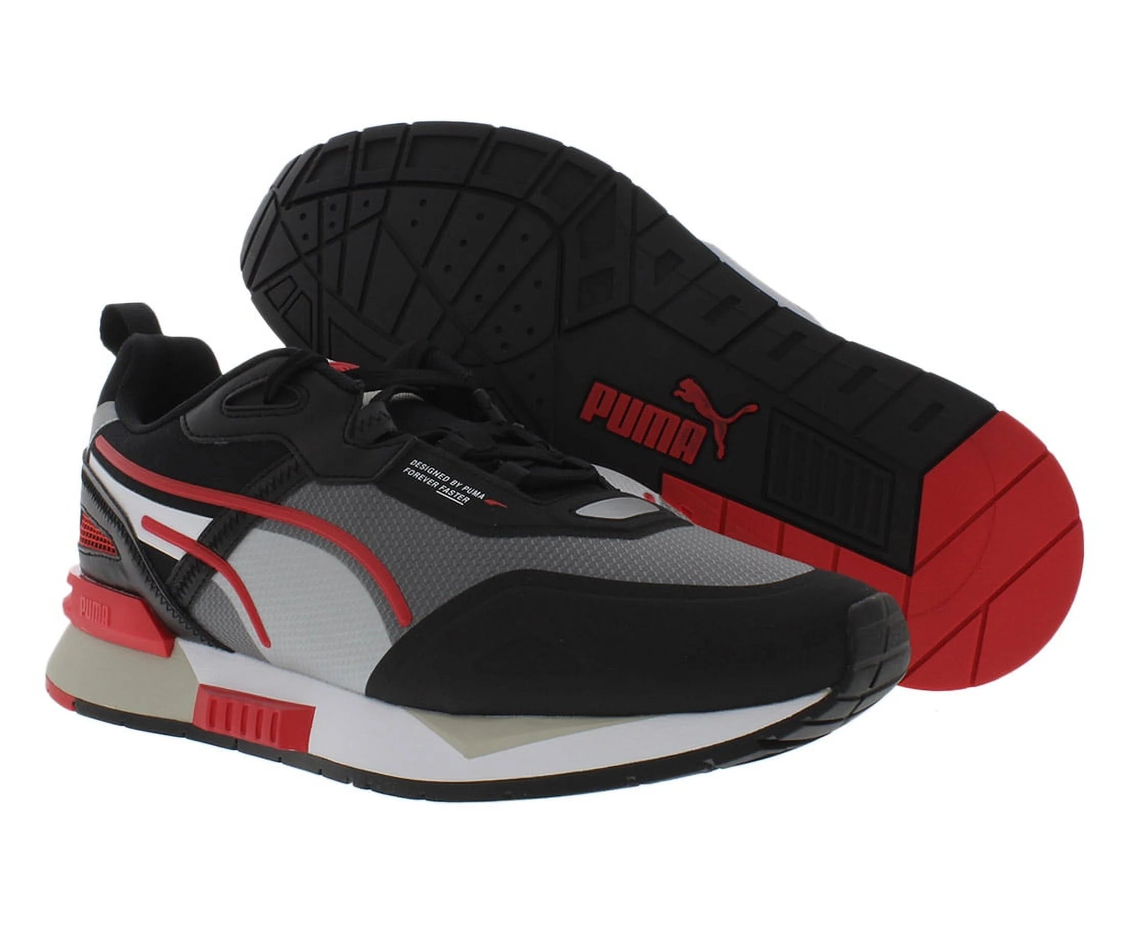 Black/Red/White Puma Shoes Size 13 P780