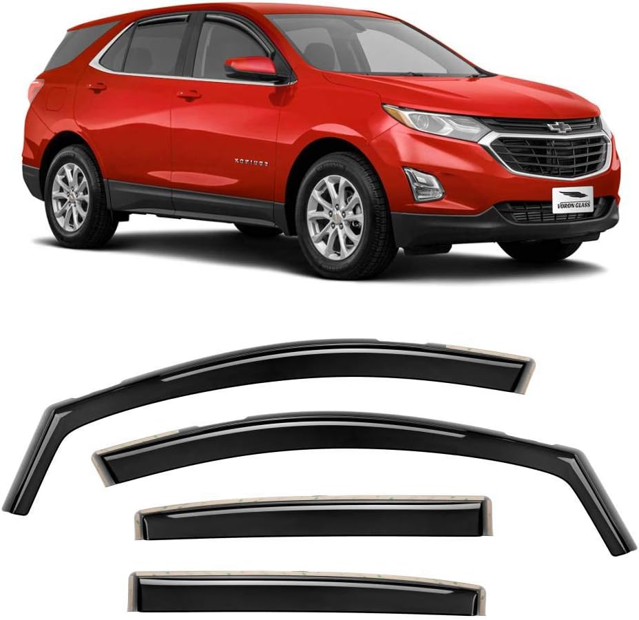 4 Pieces Extra Durable In-Channel Rain Guards for Chevrolet Equinox 2018-2022 A928655