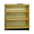 Dark Mahogany Open Back Bookcase Z6377