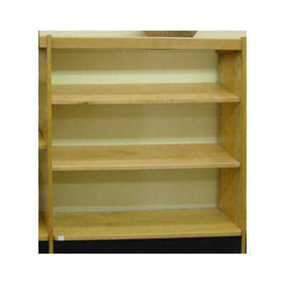 Dark Mahogany Open Back Bookcase Z6377
