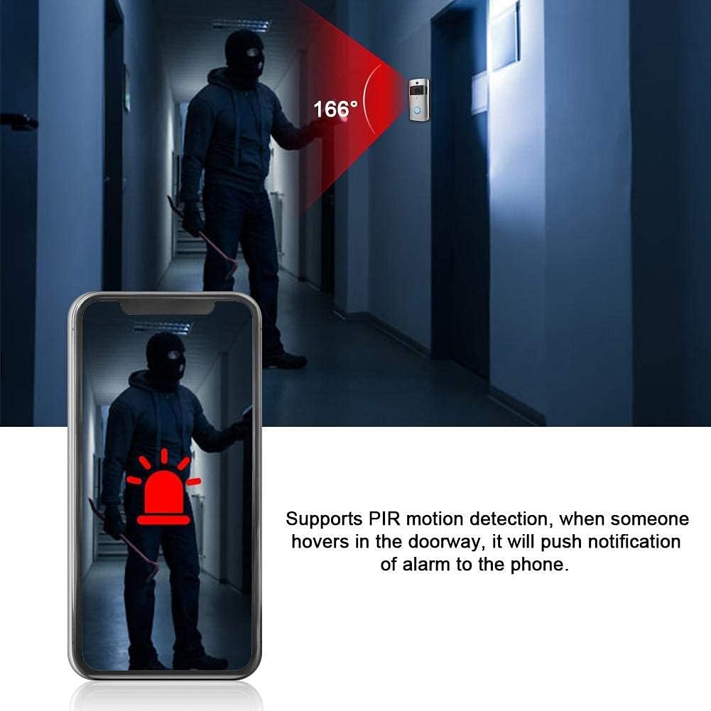 Video Doorbell Wireless HD Door Camera Security System Pack of 2 M61987