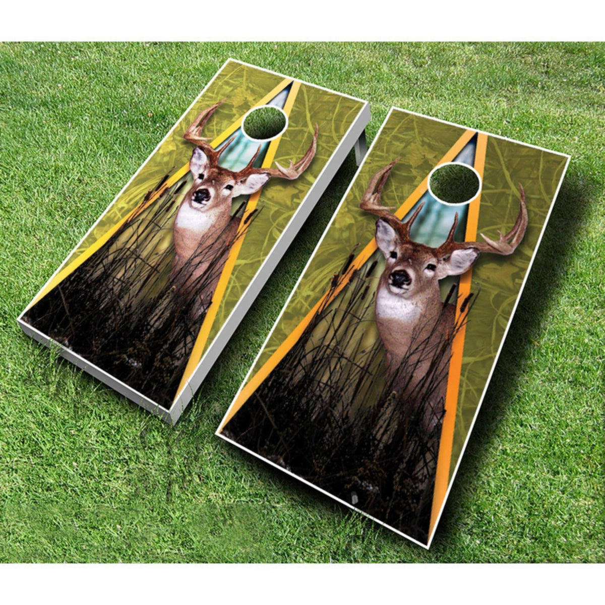 Gold Purple Cornhole Set U166