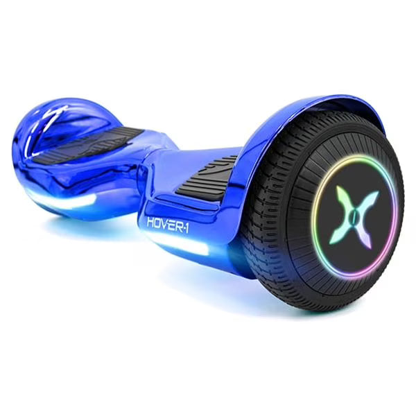 6.5 in LED Wheel Hoverboard, 220 lb Max Weight, Blue J3798