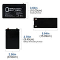 12V 9Ah Battery 10 Pack O7895