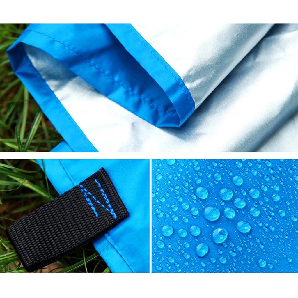 9.8ft Waterproof Camping Tarp Hammock Sunshade Rain Shelter Tarpaulin Canopy E274