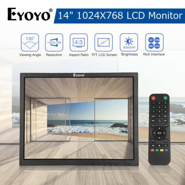 14 inch 1024X768 LCD TFT HDMI Monitor A162033