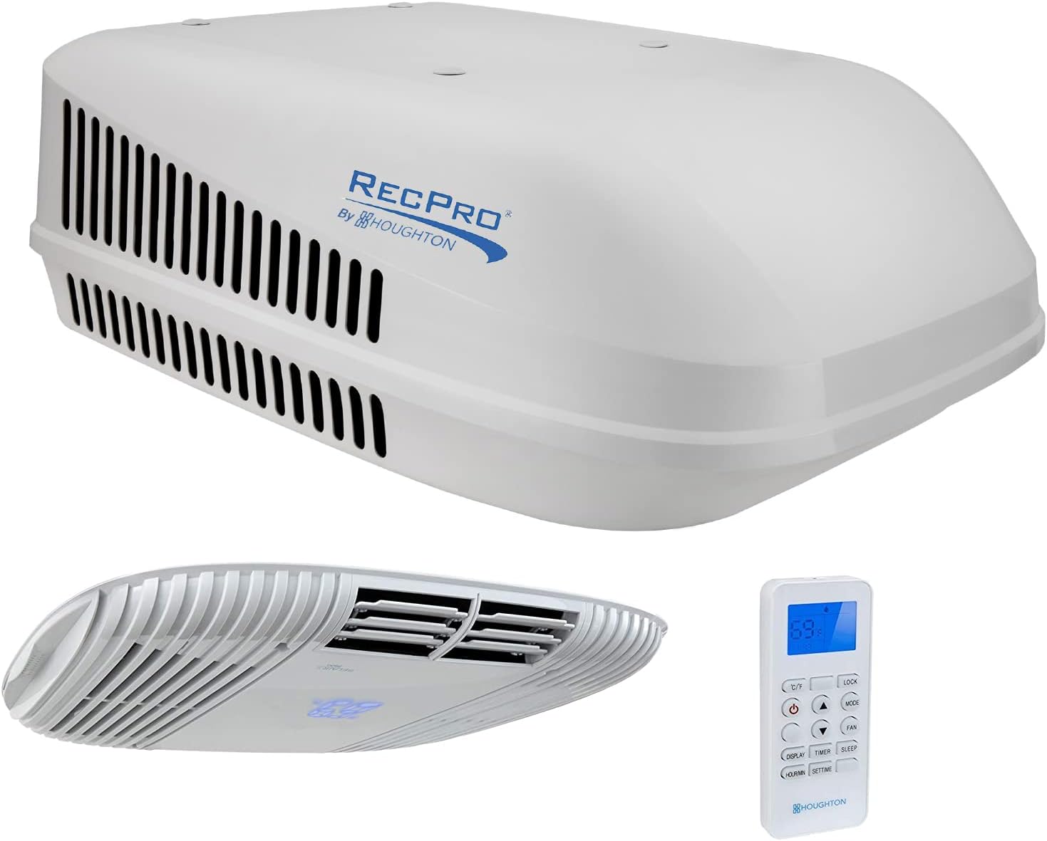 15K Ducted RV Air Conditioner with Heat Pump (Black) C33283