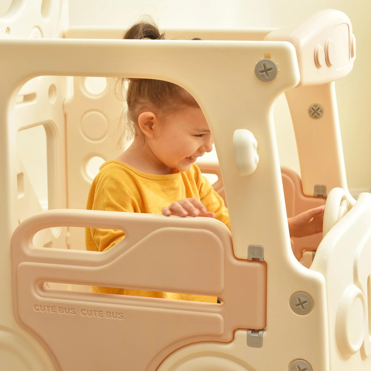 9 in 1 Kids Slide Playset with Basketball Hoop P82268