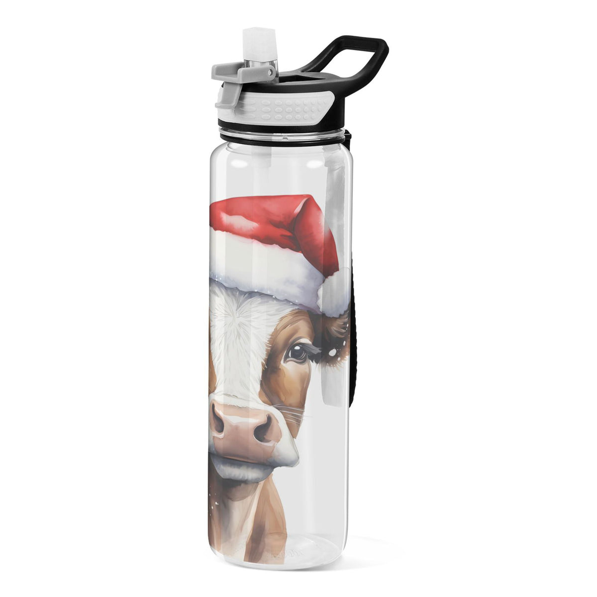 32oz Clear Tritan Leakproof Water Bottle with Straw K4023