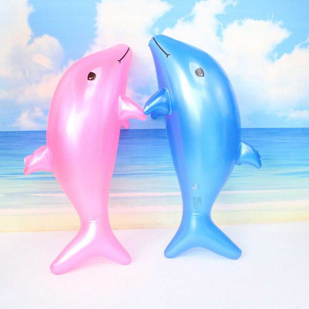Inflatable Dolphin Beach Swimming Ring Pool Float Water Toy X9949