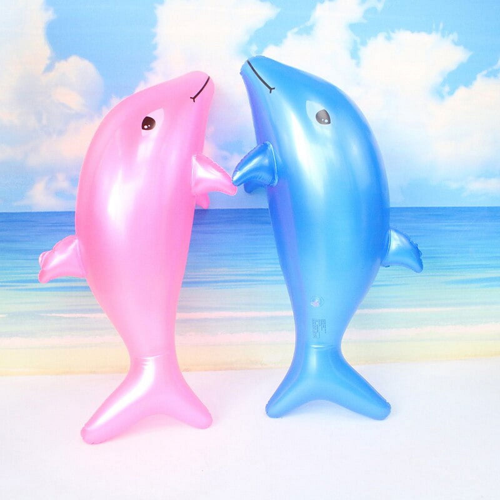 Inflatable Dolphin Beach Swimming Ring Pool Float Water Toy X9949
