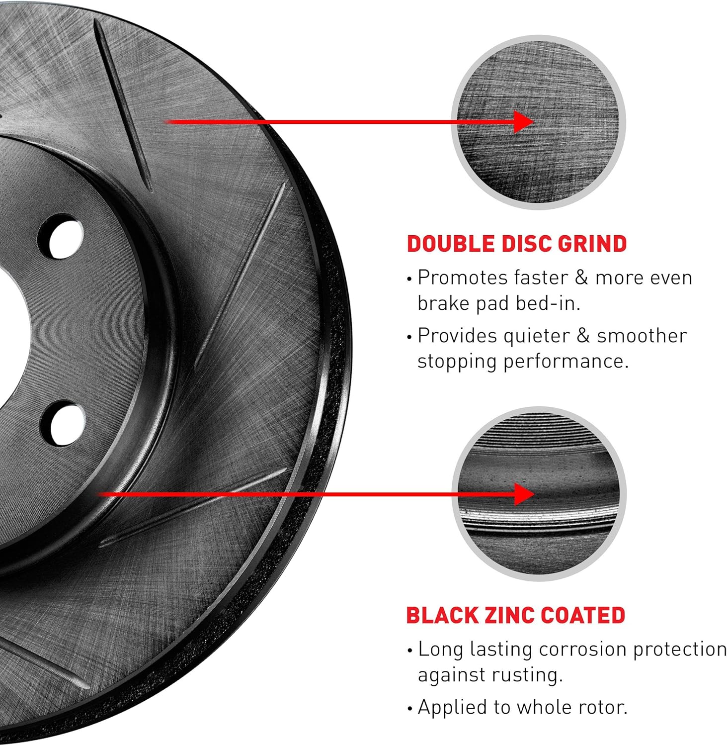 Front Brake Pads and Rotors Kit, Semi Metallic M36669