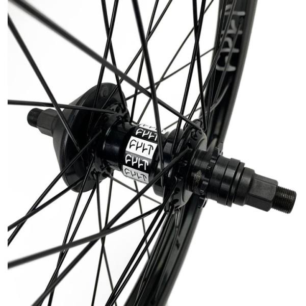 20 14 x 110mm Black Clincher Rim Brake Cassette Rear Wheel R61477