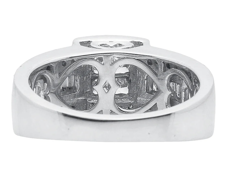 10k White Gold Princess Diamond Engagement Ring N2110