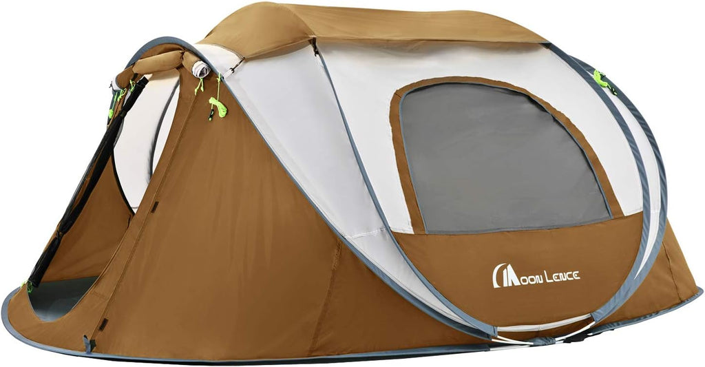 4 Person Pop up Tent Waterproof Tent with Ventilated Mesh Windows Z2172