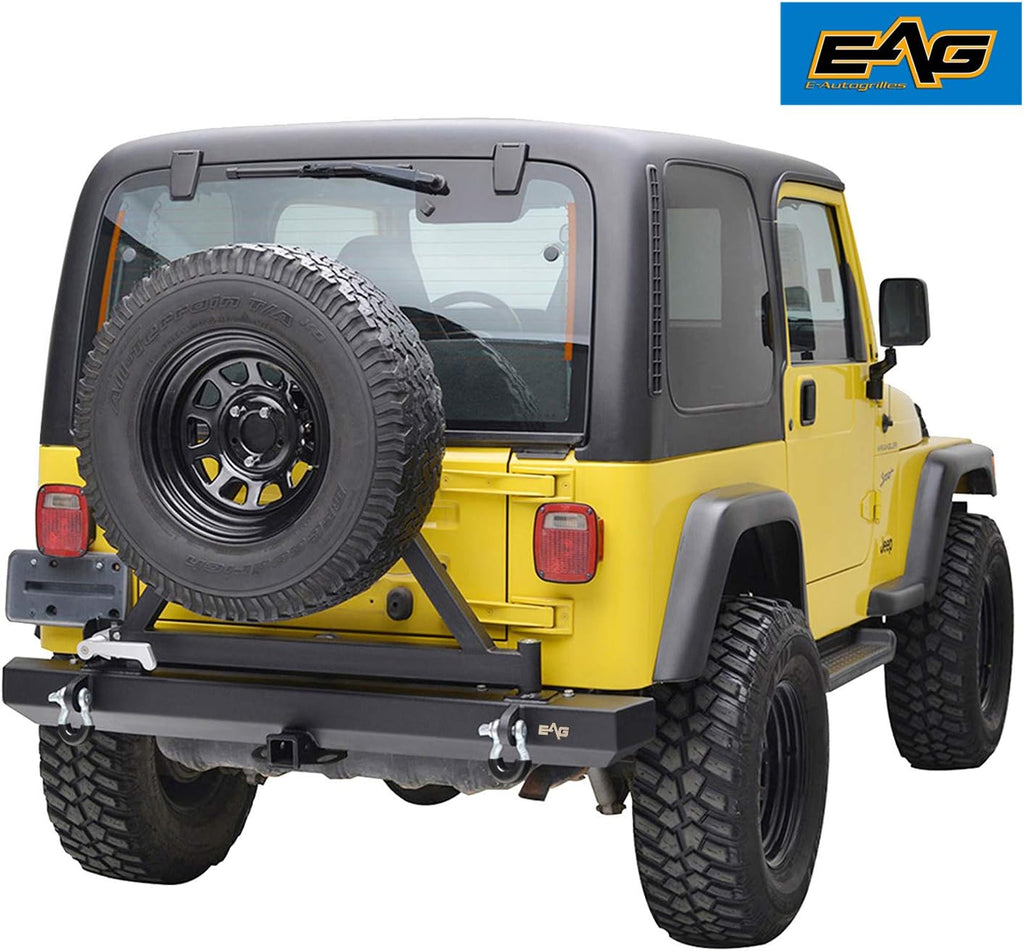 Rear Bumper with Tire Carrier and Hitch Receiver for Wrangler R93767
