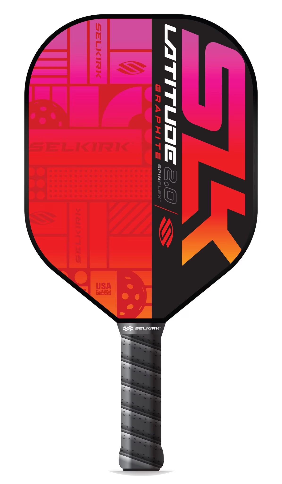 Orange Graphite Pickleball Paddle W591