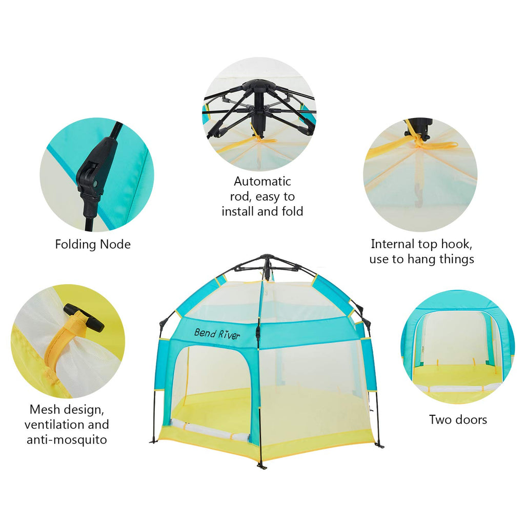 Baby Playpen with Canopy E943925