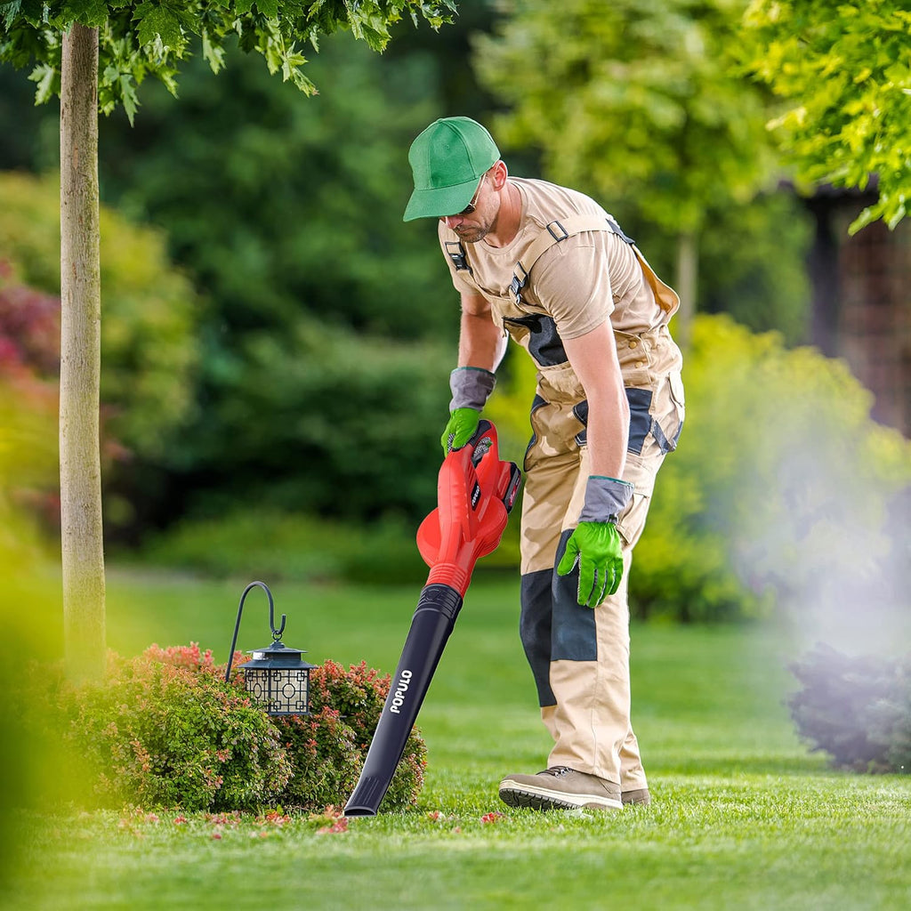 20V Cordless Leaf Blower with 2.0Ah Battery and Fast Charger, 150mph, Pack of 2 A1574