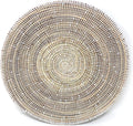White 12-inch Round Grain Basket O88283