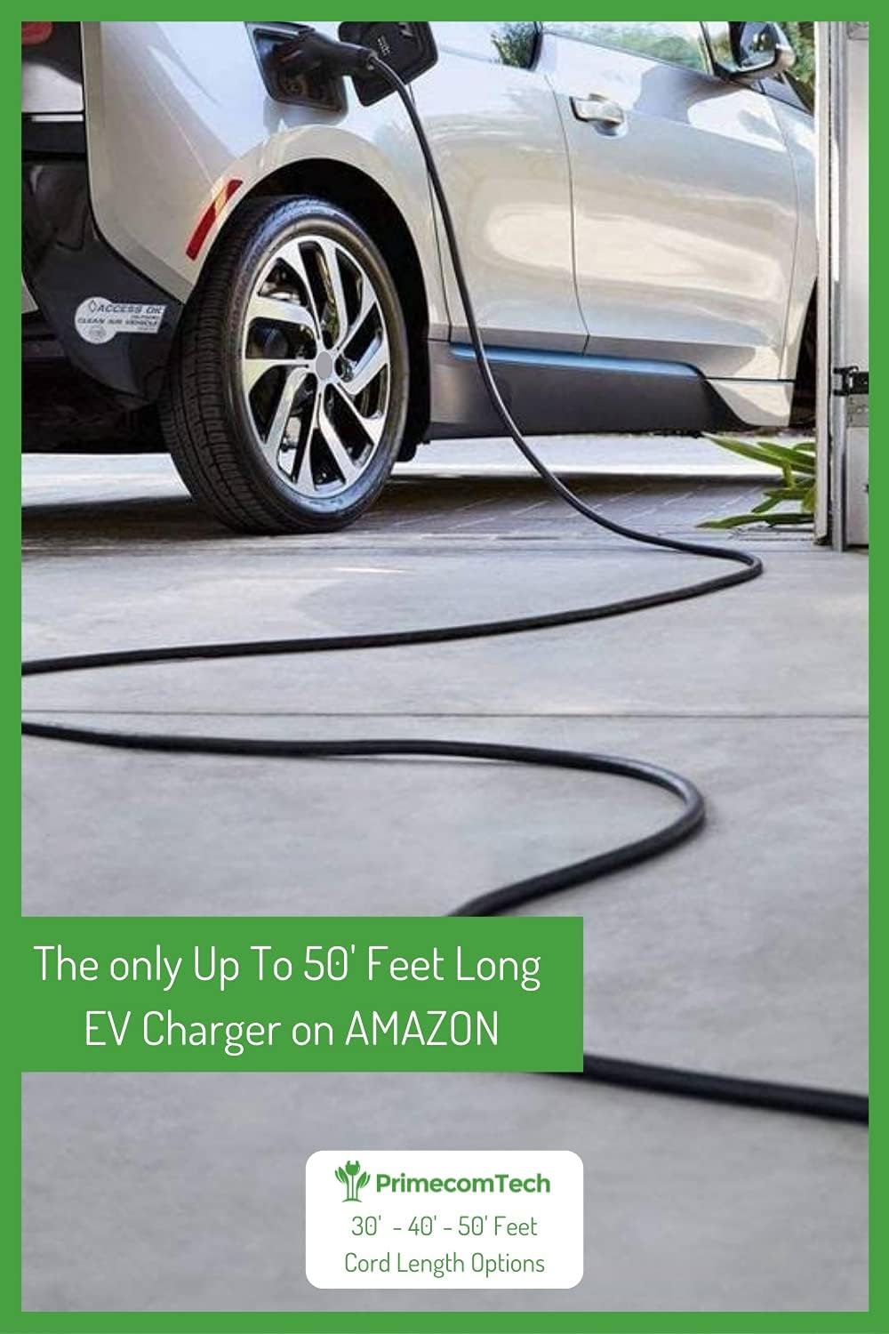 Level 2 Electric Vehicle Charger with 40Ft Cable D759801