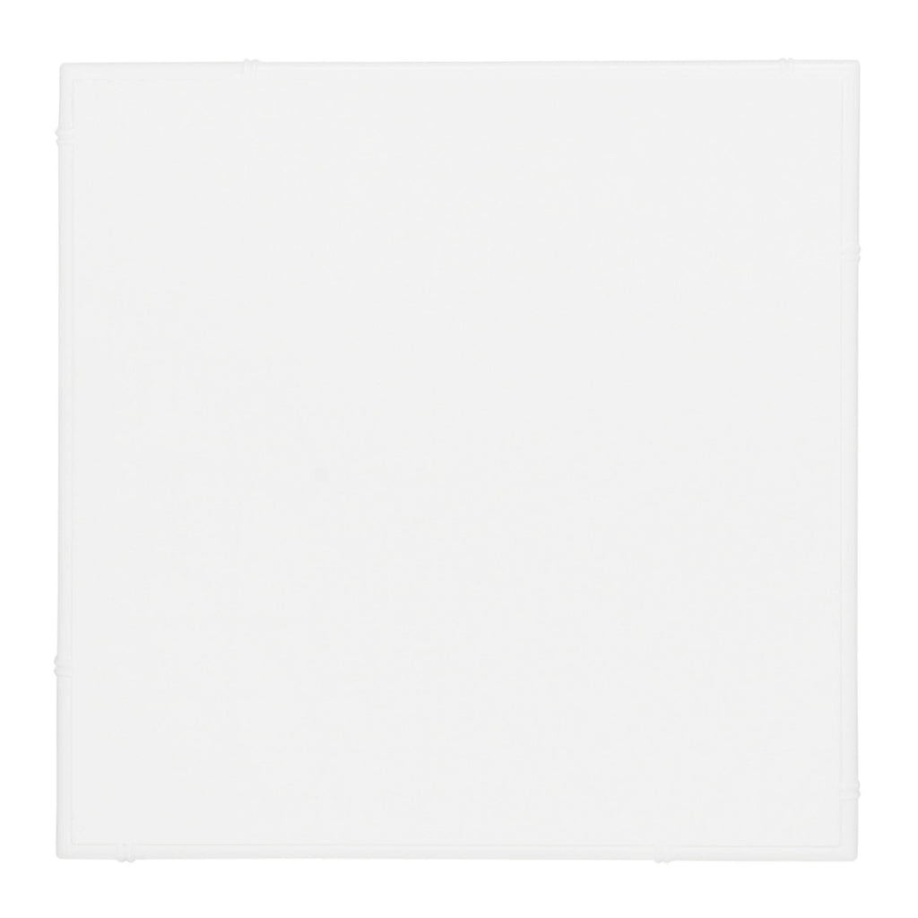 White Bamboo Accent Table J59345
