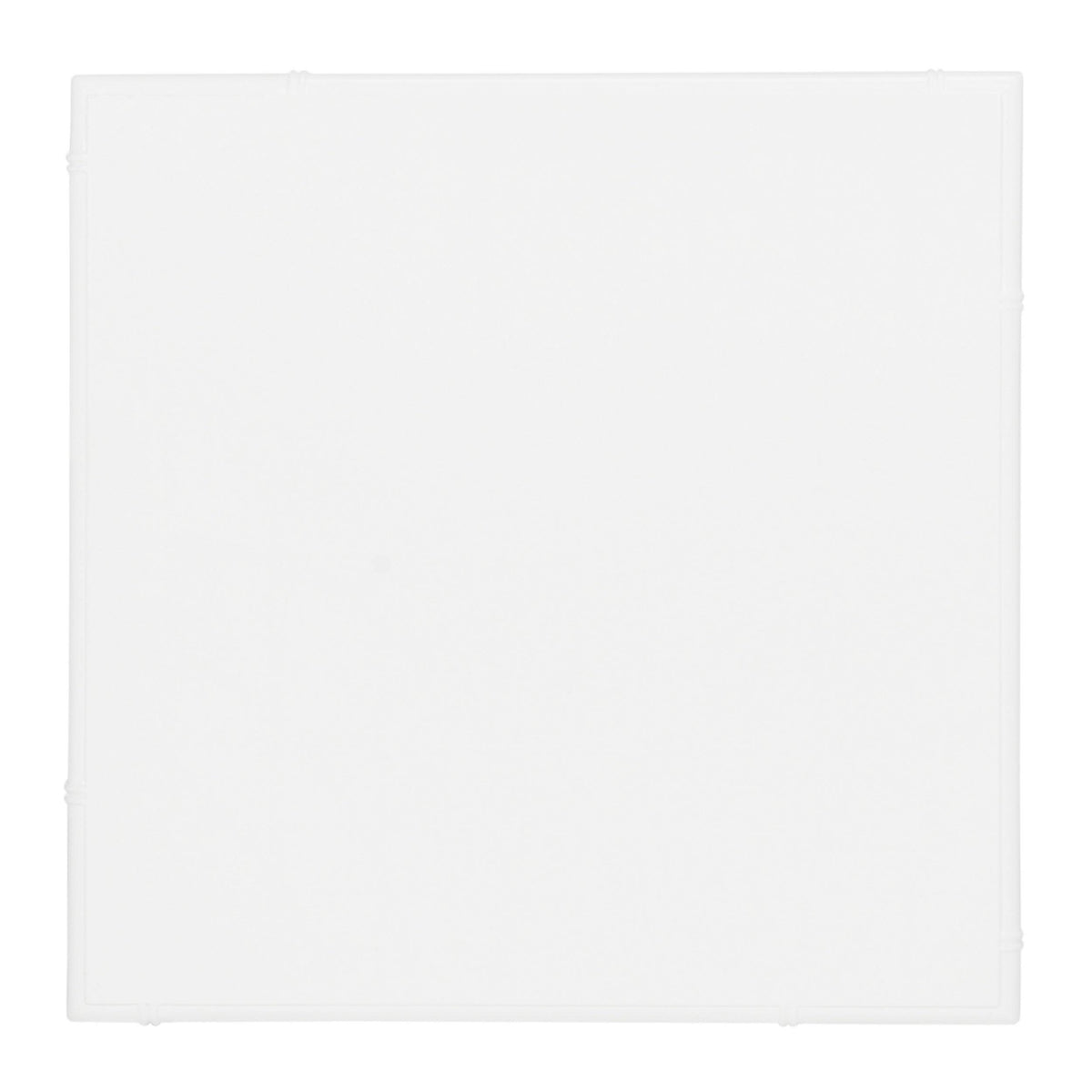 White Bamboo Accent Table J59345