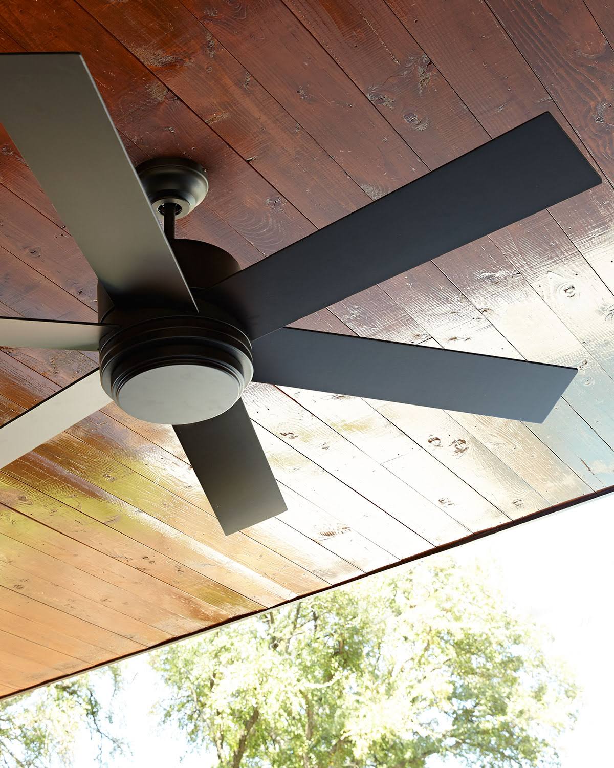 English Bronze Ceiling Fan O86785