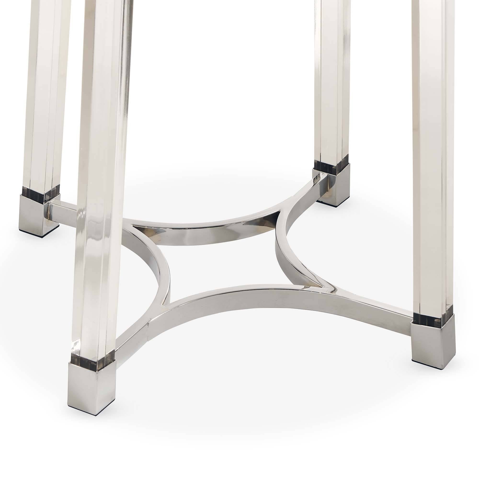 Clear End Table D84392
