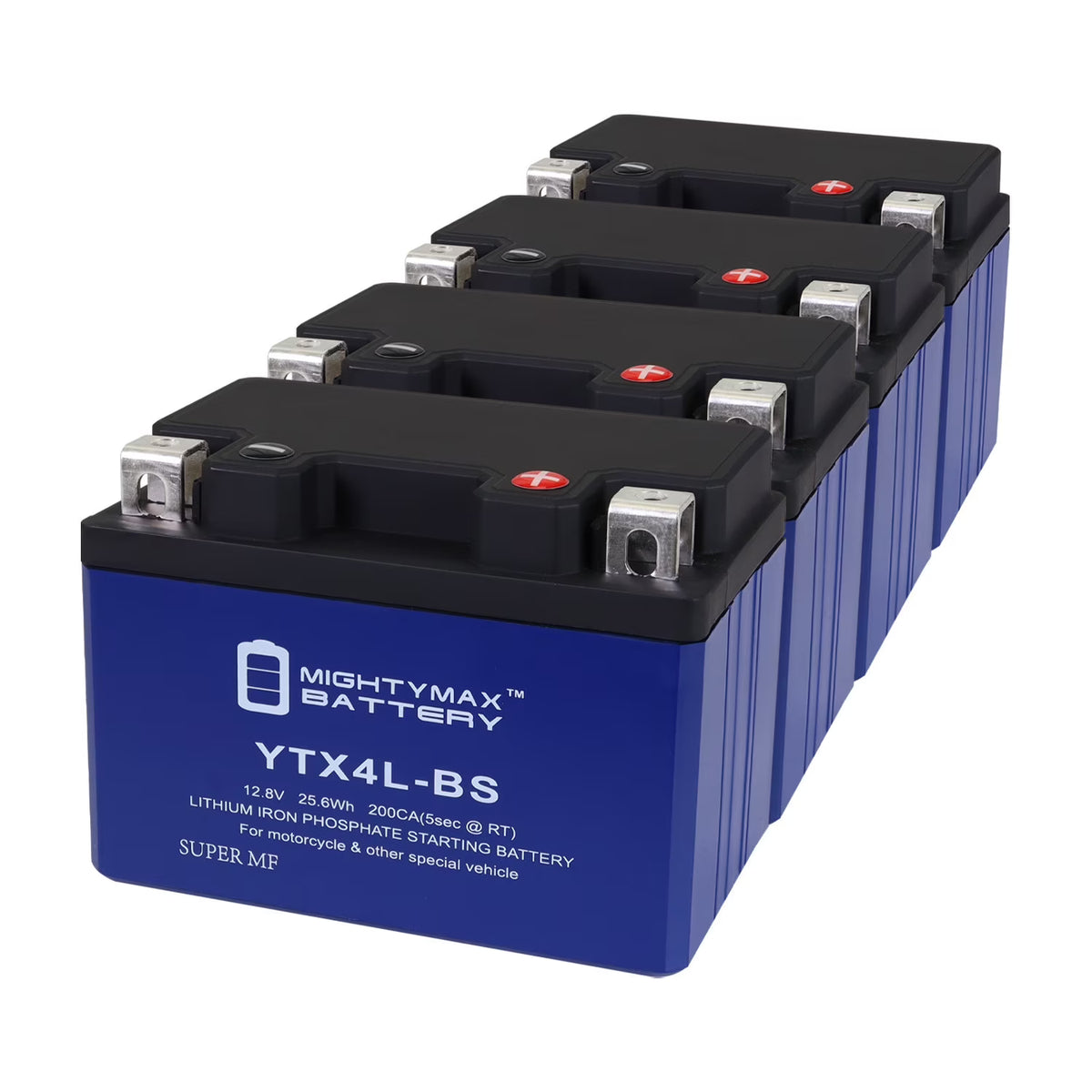 4 Pack Lithium Replacement Battery for Honda NB50 Aero Deep Cycle U8713