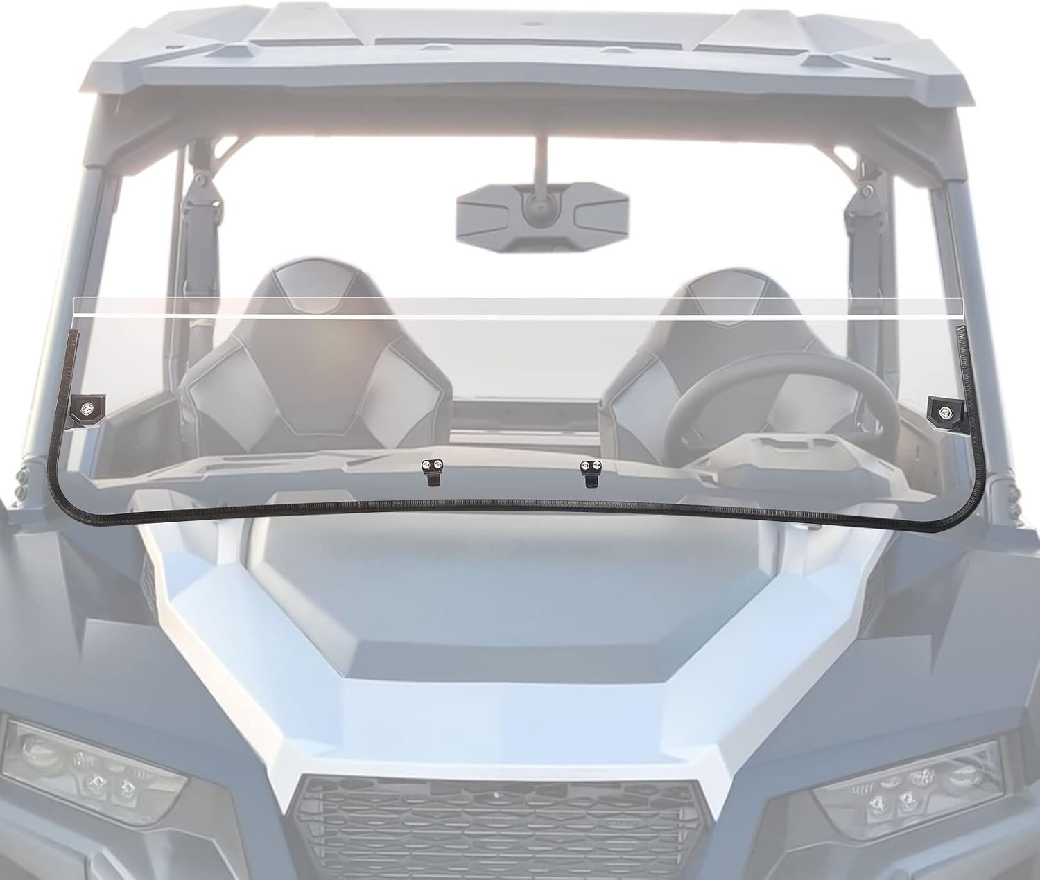 Clear Polycarbonate Half Windshield J60221