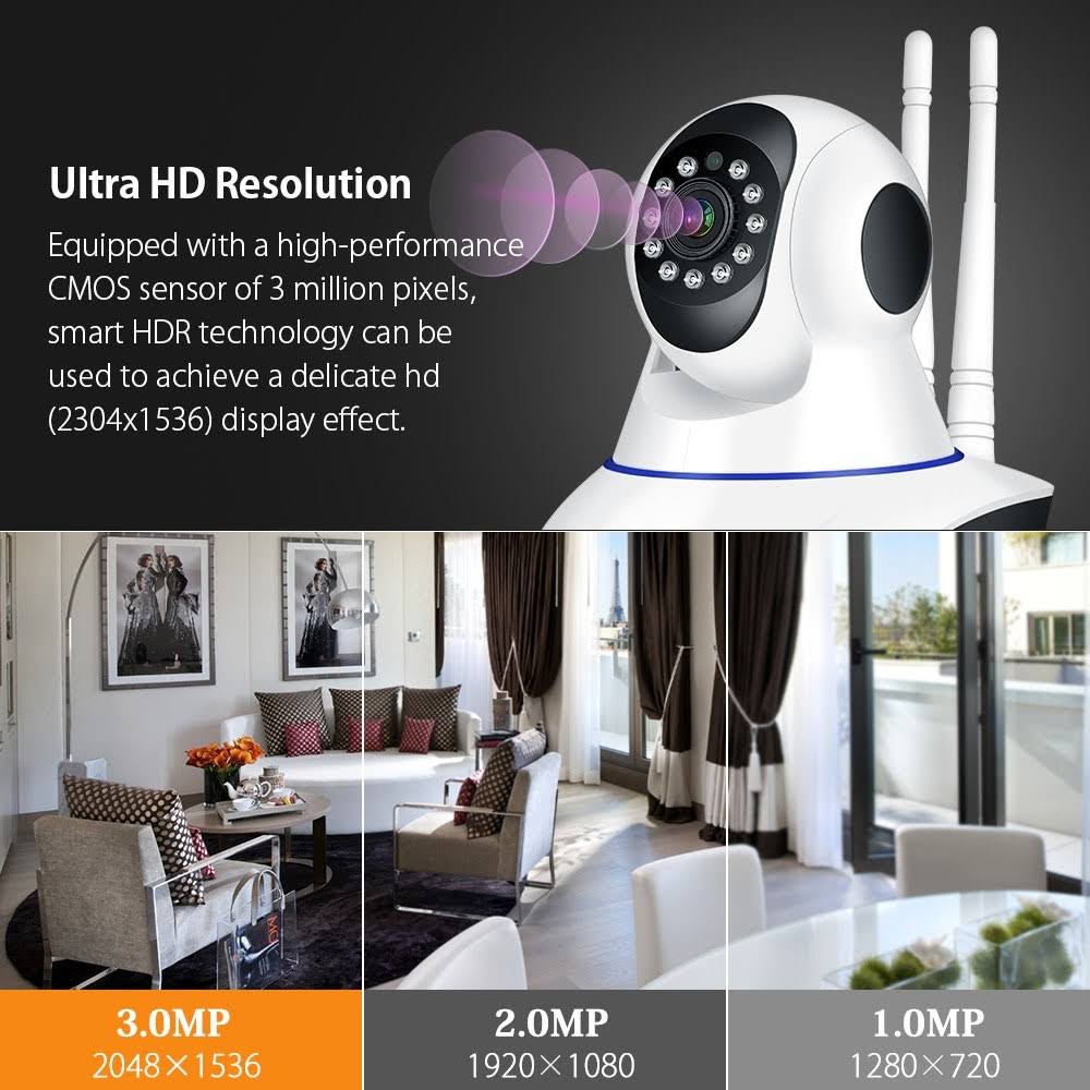 1080p Wireless WiFi Pan Tilt HD IP Camera P11898