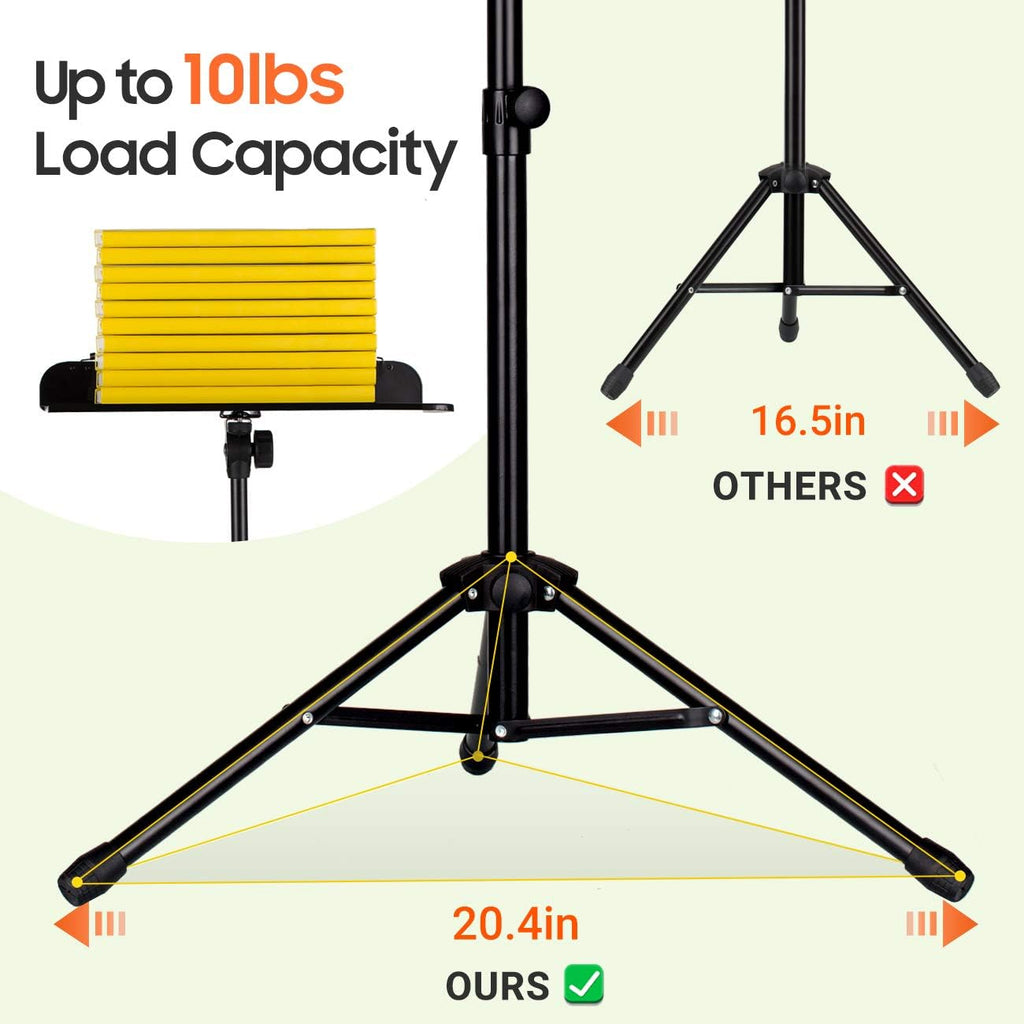 2 in 1 Foldable Sheet Music Stand with Carrying Bag M691
